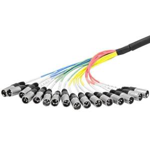 lot 87 image: SARLX-16x50 - 16 Channel XLR Colored Snake Cable 50