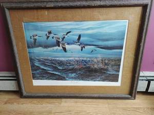 lot 43 image: Terry Redlin Squall Line Signed & Numbered Print