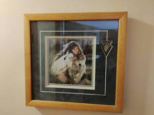 lot 100 image: Framed Wall Art