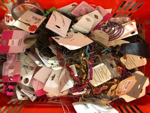 basket of new tangled jewelry