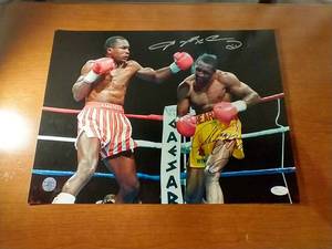 Signed Sugar Ray Leonard  Tommy Hearns 11x14 Photo WCOA