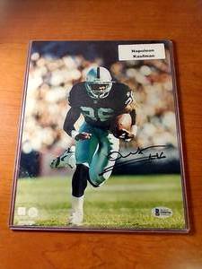 Signed Napoleon Kaufman Photo WCOA