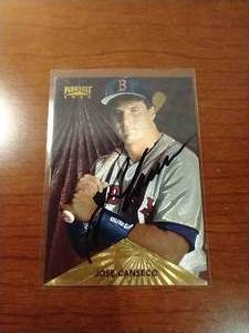 Signed Jose Canseco Card