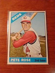 1966 Topps Pete Rose Card