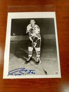 Signed Pierre Pilote Photo - WCOA