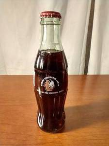 Full Coke Bottle From REA (Fighting Sioux) Inaugural Season