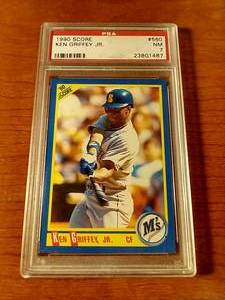1990 Score (2nd Year) Ken Griffey Jr. Card - PSA7
