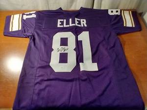 Signed Carl Eller Vikings Jersey - WCOA