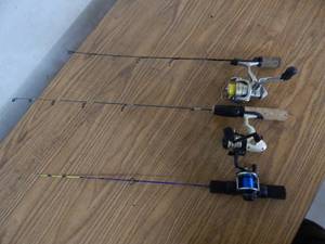 lot 8 image: 3-Ice Fishing Combos South Bend, Alpine & HT