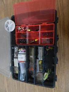 lot 16 image: Plano Boat Tackle box With Assorted Tackle