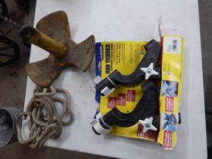 lot 34 image: New Pair Of Rod Holders, 1816 Anchor Dock Line