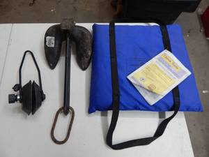 lot 36 image: Anchor, Throwable PFD, Motor Muffs