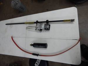 lot 44 image: Bow, Blow gun, Hand Dagger & Co2 Tank