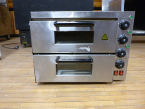 lot 6 image: Double Electric Pizza Oven