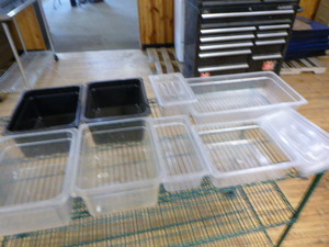lot 40 image: Plastic StorageSalad Bar Pans