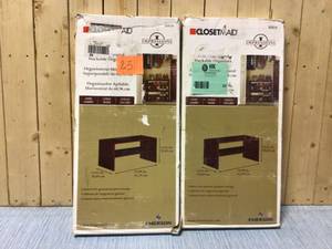 ClosetMaid Impressions 24 in. W Dark Cherry Base Organizer for Wood Closet System Customer Returns See Pictures