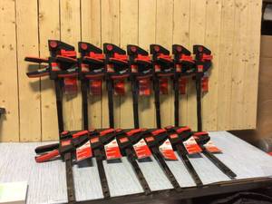Lot of New BESSEY EHK Series 12 in. Capacity X-Large Trigger Clamp with 3-58 in. Throat Depth See Pictures