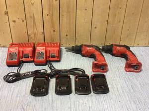 Milwaukee M18 FUEL 18-Volt Lithium-Ion Brushless Cordless Compact Drywall Screw Gun Kit w(2) 2.0Ah Batteries, Charger, Tool Bag Customer Returns See Pictures
