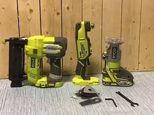 Lot of assorted RYOBI ONE 18V Cordless tools various kinds and conditions Customer Returns See Pictures
