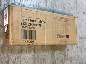 Bathroom Storage Cabinet, White Floor Cabinet with 3 Large Drawers Customer Returns See Pictures