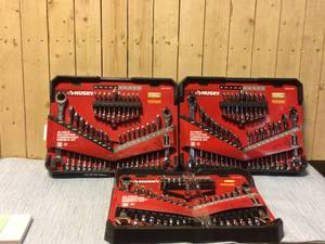 Lot of 3 New Husky SAEMM Ratcheting Wrench Set with Stubby (30-Piece) Customer Returns See Pictures
