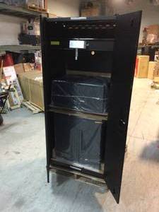 3-Piece Pro Duty Welded Steel Garage Storage System in Black LINE-X Coating (156 in. W x 81 in. H x 24 in. D) by Husky  Damaged Customer Returns See Pictures