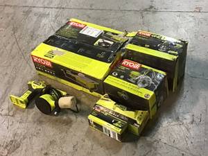 MIX LOT OF RYOBI TOOLS Customer Returns See Pictures