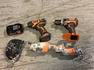 MIX LOT OF RIDGID TOOLS Customer Returns See Pictures