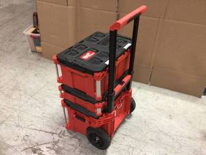 PACKOUT 22 in. Modular Tool Box Storage System by Milwaukee Customer Returns See Pictures