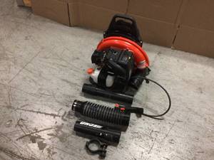 233 MPH 651 CFM 63.3cc Gas 2-Stroke Cycle Backpack Leaf Blower with Tube Throttle by ECHO Customer Returns See Pictures