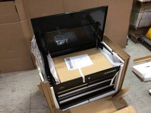 33 in. 4-Drawer Stainless Steel Mechanics Cart by Husky Customer Returns See Pictures