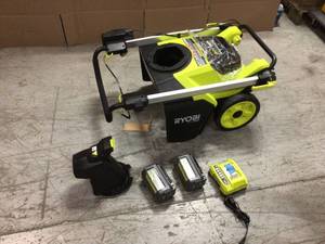 40V HP Brushless 21 in. Cordless Single Stage Snow Thrower with (2) 5.0 Ah Batteries by RYOBI Customer Returns See Pictures