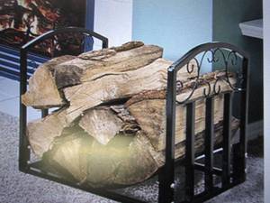 puregarden fireplace log bin with s...