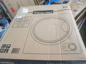 magic chef 1.5cuft compact dryer po...