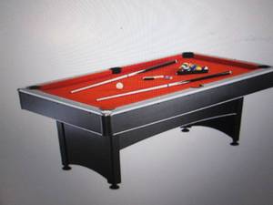 hathaway 2 in 1 7 foot pool table a...