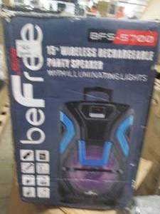befree 15 inch wireless rechargable...