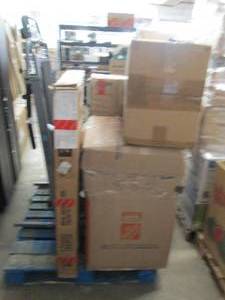 pallet of items that need work or a...