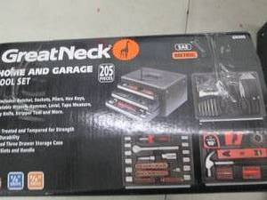 great neck home and garage tool set...