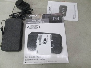 jensen fm digital dual alarm clock ...
