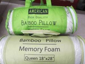 2 american bamboo memory foam pillo...
