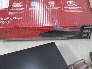 sony upscaling dvd player powers on...