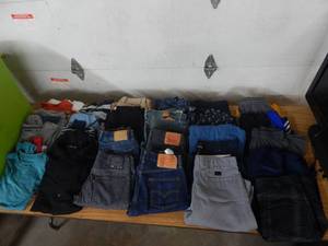 Assorted Mens Clothes & Mens Jeans Levis Size 30-32, Shirts Size Med-Lg