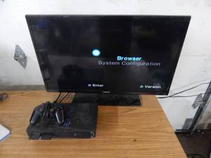 Samsung 32 TV With Play Station 2