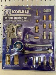 lot 30 image: New 25 Piece Kobalt Air Accessory Kit
