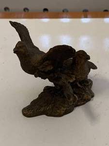 lot 35 image: Vintage 1986 Brass Figure (Sold $24 Ebay)