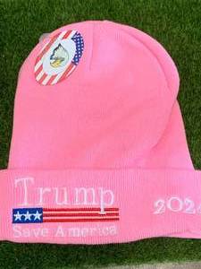 lot 46 image: New Pink Trump 2024 Winter Hat
