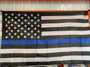 lot 68 image: United States Blue Lives Flag Approx 3 X 5