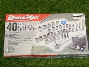 lot 79 image: New Duramax 40 Piece Socket Set