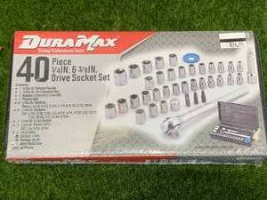 lot 80 image: New Duramax 40 Piece Socket Set