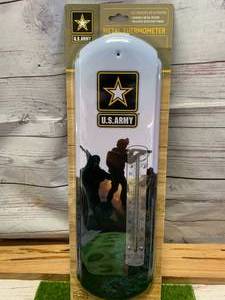 lot 83 image: New US Army Indoor  Outdoor Thermometer 17